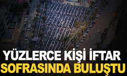 Turgutlu'da yüzlerce kişi iftar sofrasında buluştu