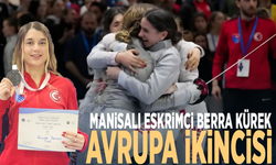 Manisalı Eskrimci Berra Kürek Avrupa İkincisi