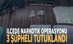 İlçede narkotik operasyonu: 3 şüpheli tutuklandı