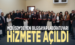 MCBÜSEM’de yeni bilgisayar laboratuvarı hizmete açıldı