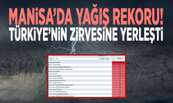 Manisa’da yağış rekoru! Türkiye’nin zirvesine yerleşti