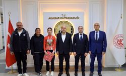 Dünya Şampiyonası yolcusu Tunçel için Akhisar'da ziyaret trafiği