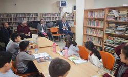 Kütüphane Haftası’nda öğrencilerle kitap okudular