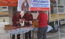 Ayla öğretmen ve öğrenciler için lokma hayrı