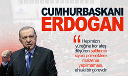 Cumhurbaşkanı Erdoğan: Hepimizin yüreğini yakan saldırının siyasete alet edilmemesi ahlaki bir sorumluluktur