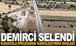 Demirci - Selendi Karayolu Projesinde Kamulaştırma Başladı