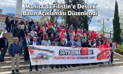 Manisa’da Filistin’e Destek Basın Açıklaması Düzenlendi