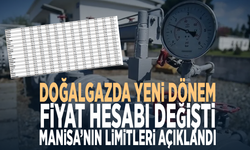 Doğalgazda yeni dönem... Fiyat hesabı değişti, Manisa’nın limitleri açıklandı