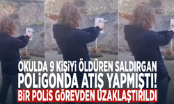 Okulda 9 kişiyi öldüren saldırgan poligonda atış yapmıştı: Bir polis görevden uzaklaştırıldı