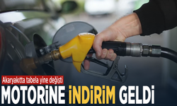 Akaryakıtta tabela yine değişti... Motorine indirim geldi