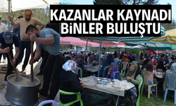 Geleneksel köy hayrına yoğun katılım