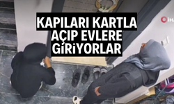 Site içinde kapıları kartla açmaya çalıştılar