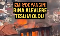 İzmir'de metruk binada yangın