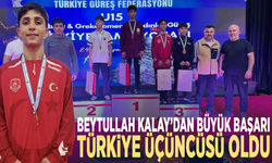 Beytullah Kalay’dan büyük başarı... Türkiye üçüncüsü oldu