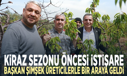 Kiraz sezonu öncesi istişare... Başkan Şimşek üreticilerle bir araya geldi
