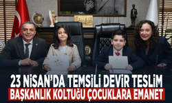 23 Nisan’da temsili devir teslim...Başkanlık koltuğu çocuklara emanet