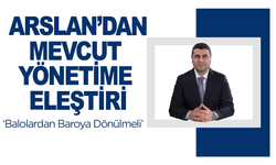 Manisa Barosu Başkan Adayı Av. Dr. Can Adar Arslan mevcut yönetimi eleştirdi