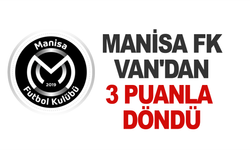 Manisa FK, Van'dan 3 puanla döndü