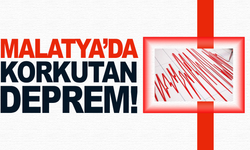 Malatya'da korkutan deprem...