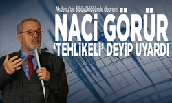 Akdeniz’de 5 büyüklüğünde deprem! Naci Görür ‘tehlikeli’ deyip uyardı