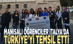 Manisalı öğrenciler İtalya'da Türkiye'yi temsil etti