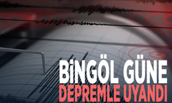 Bingöl güne depremle uyandı
