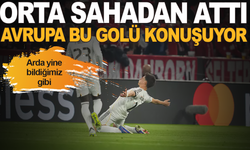 Arda Güler, Şampiyonlar Ligi'nde yine orta sahadan attı! Bu sefer 35. saniyede...