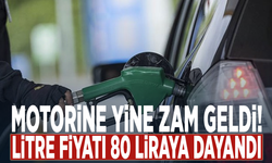 Motorine yine zam geldi! Litre fiyatı 80 liraya dayandı