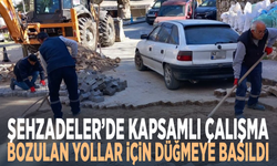 Şehzadeler’de kapsamlı çalışma... Bozulan yollar için düğmeye basıldı