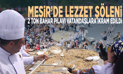 Mesir’de lezzet şöleni... 2 ton bahar pilavı vatandaşlara ikram edildi