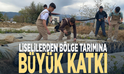 Liselilerden bölge tarımına büyük katkı
