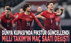 Dünya Kupası'nda fikstür güncellendi: Milli Takım'ın maç saati değişti