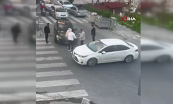 Esenyurt’ta kaza sonrası ortalık karıştı