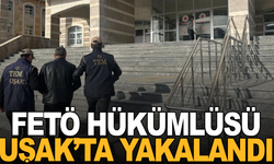 FETÖ hükümlüsü Uşak’ta yakalandı