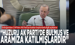 Erdoğan’dan CHP’den AK Parti’ye katılan başkanlarla ilgili açıklama: Huzuru AK Parti’de bulmuş ve aramıza katılmışlardır