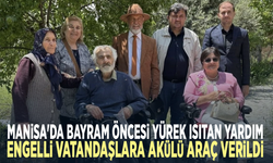 Manisa'da bayram öncesi yürek ısıtan yardım... Engelli vatandaşlara akülü araç verildi