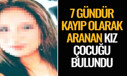 Manisa'da 7 gündür kayıp 13 yaşındaki kız çocuğu bulundu