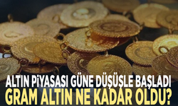 Altın piyasası güne düşüşle başladı.. Gram altın ne kadar oldu?