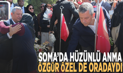 Soma’da hüzünlü anma… Özgür Özel de oradaydı