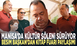 Manisa’da kültür şöleni sürüyor… Besim Başkan’dan Kitap Fuarı paylaşımı