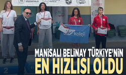 Manisalı Belinay Türkiye’nin en hızlısı oldu