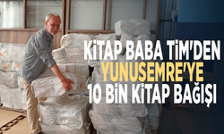 Kitap Baba Tim'den Yunusemre'ye 10 bin kitap bağışı