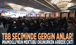 TBB seçiminde gergin anlar! İmamoğlu’nun mektubu okunurken arbede çıktı