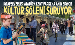 Kitapseverler Atatürk Kent Parkı’na akın ediyor… Kültür şöleni sürüyor