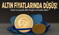 Altın fiyatlarında düşüş!