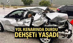 Yol kenarında durdu, dehşeti yaşadı