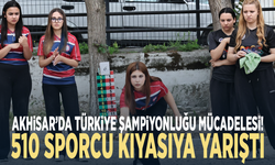 Akhisar’da Türkiye Şampiyonluğu mücadelesi! 510 sporcu kıyasıya yarıştı