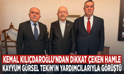 Kemal Kılıçdaroğlu'ndan dikkat çeken hamle... Kayyum Gürsel Tekin'in yardımcılarıyla görüştü