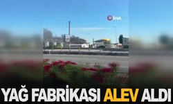 Lüleburgaz Büyükkarıştıran’da yağ fabrikasında yangın çıktı