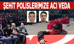 Şehit polislerimize acı veda